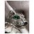 Anello Panthère di Cartier in oro bianco, diamanti e smeraldi Verde - vista 6