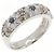 Autre Marque SIREN AZZURO Au750 Diamantring Silber