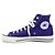Autre Marque Converse Leder-Sneaker Lila - Ansicht 2