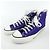 Autre Marque Converse Leder-Sneaker Lila - Ansicht 3