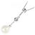 Autre Marque Collana di perle Akoya in oro bianco Au750 Argento - vista 4