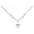 Autre Marque Collana a cuore in oro bianco 750 Argento
