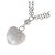 Autre Marque Collana a cuore in oro bianco 750 Argento - vista 3
