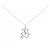 Autre Marque Collana in oro bianco Au750 e diamanti Argento