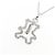 Autre Marque Collana in oro bianco Au750 e diamanti Argento - vista 3