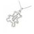 Autre Marque Collana in oro bianco Au750 e diamanti Argento - vista 4