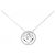 Autre Marque Collana in oro bianco 750 e diamanti Argento