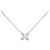 Autre Marque Collana in platino e diamanti Argento