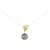 Autre Marque Au750 Black South Sea Pearl Diamond Necklace Golden  - view 1