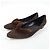 Scarpe basse Hermès Scarpe basse in shearling Marrone - vista 3