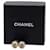Orecchini tondi Chanel Coco Mark Argento Beige - vista 4