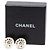 Orecchini a lobo Chanel placcati oro con strass D'oro - vista 4
