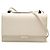 Borsa a tracolla Saint Laurent in pelle bianca con patta Bianco