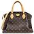Borsa a tracolla Louis Vuitton Rivoli MM Monogram Marrone