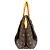 Borsa a tracolla Louis Vuitton Rivoli MM Monogram Marrone - vista 4