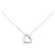 Elsa Peretti Tiffany & Co Collana Tiffany Open Heart con pendente in Acquamarina
