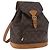 Louis Vuitton Vintage Montsouris Monogram Canvas MM Castaño