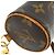 Louis Vuitton Papillon Pochette Monogram Canvas Mini Marrone - vista 5