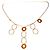 Autre Marque Collana geometrica a cerchio in oro giallo 18k D'oro