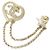 Chanel ABD095 Spilla a perno Bianco D'oro
