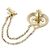 Chanel ABD095 Spilla a perno Bianco D'oro - vista 2
