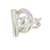 Ring Hermès Anello Croisette Band Hermes Argento  - vista 2