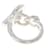 Ring Hermès Anello Croisette Band Hermes Argento  - vista 3