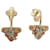 Orecchini Rocky Stud Louis Vuitton Argento Rosso D'oro