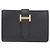 Hermès Bearn Mini Wallet Schwarz Golden