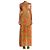 Autre Marque Vestido maxi halter con estampado paisley Mallory The Label Rosa Verde Naranja