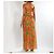 Autre Marque Vestido maxi halter con estampado paisley Mallory The Label Rosa Verde Naranja - vista 5