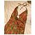 Autre Marque Vestido maxi halter con estampado paisley Mallory The Label Rosa Verde Naranja - vista 8