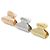 Louis Vuitton Accessoires Chev Nanogram PM Hair Clip Argento D'oro - vista 2