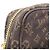Borsa a tracolla Louis Vuitton Monogram Mini Lin Danube Marrone - vista 6