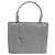 Borsa in pelle grigia Christian Dior Marrone