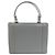 Borsa in pelle grigia Christian Dior Marrone - vista 2