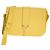 Saint Laurent Borsa a Spalla Medium Chyc Flap in Pelle Gialla Giallo