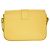 Saint Laurent Borsa a Spalla Medium Chyc Flap in Pelle Gialla Giallo - vista 3