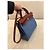 Borsa Hermès Herbag Zip 31 in Tela Blu e Pelle Rouge H Marrone - vista 4