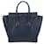 Céline Celine Luggage Smooth Leather Medium Blu navy - vista 2