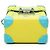 Portafoglio Louis Vuitton Monogram Vertical Trunk Blu Giallo - vista 3