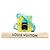 Portafoglio Louis Vuitton Monogram Vertical Trunk Blu Giallo - vista 6