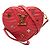 Borsa a tracolla e crossbody Louis Vuitton Love Lock Heart New Wave Rosso