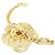 Choker Chanel ABD298 Marrone e Oro con Cristalli D'oro