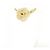 Choker Chanel ABD298 Marrone e Oro con Cristalli D'oro - vista 5