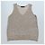 Weekend Max Mara Pailletten-Strickoberteil Champagner Größe M Neu Quiet Luxury Silber Beige - Ansicht 3