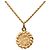 Collana con pendente Chanel placcata oro D'oro - vista 2