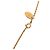 Collana con pendente Chanel placcata oro D'oro - vista 4