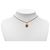 Collana con pendente Chanel placcata oro D'oro - vista 6