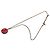 Collana con pendente Chanel Coco Mark Nero Rosso - vista 3